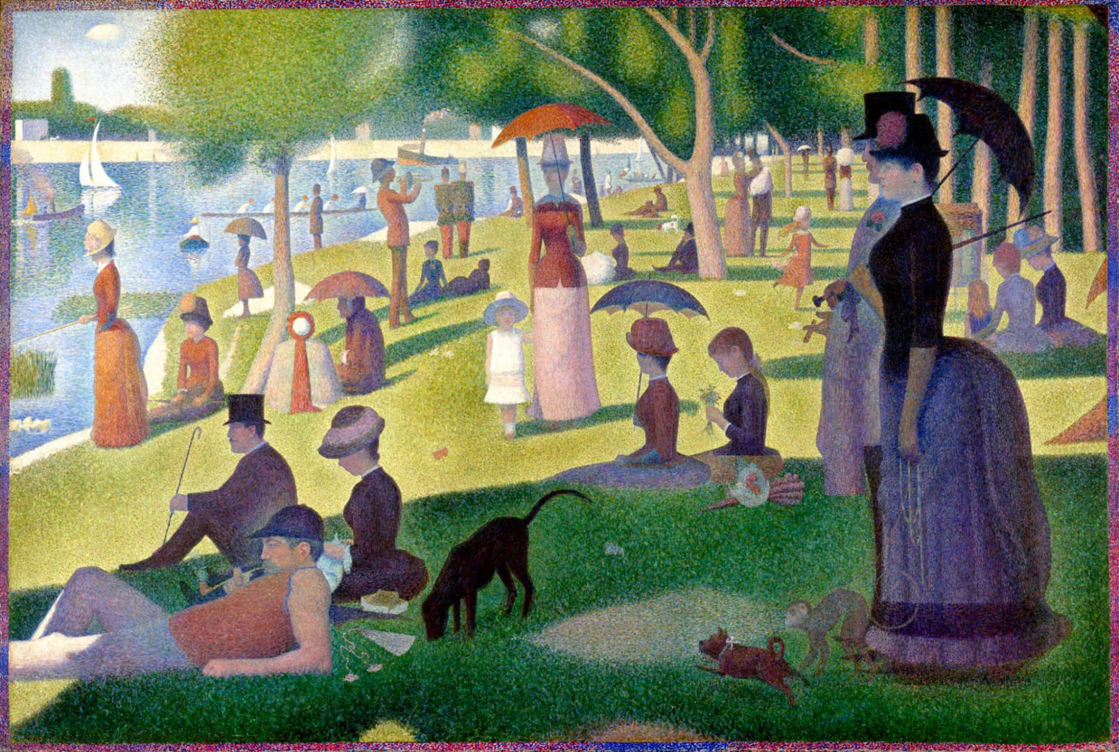 ‘Tarde de domingo en la isla de la Grande Jatte’, Georges Seurat